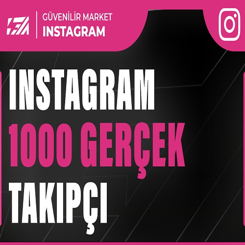  1000 İnstagram Gerçek Takipçi - GARANTİLİ